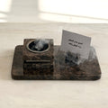 Brown Marble Madkhan Set: