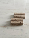Natural Travertine Business Card Holder